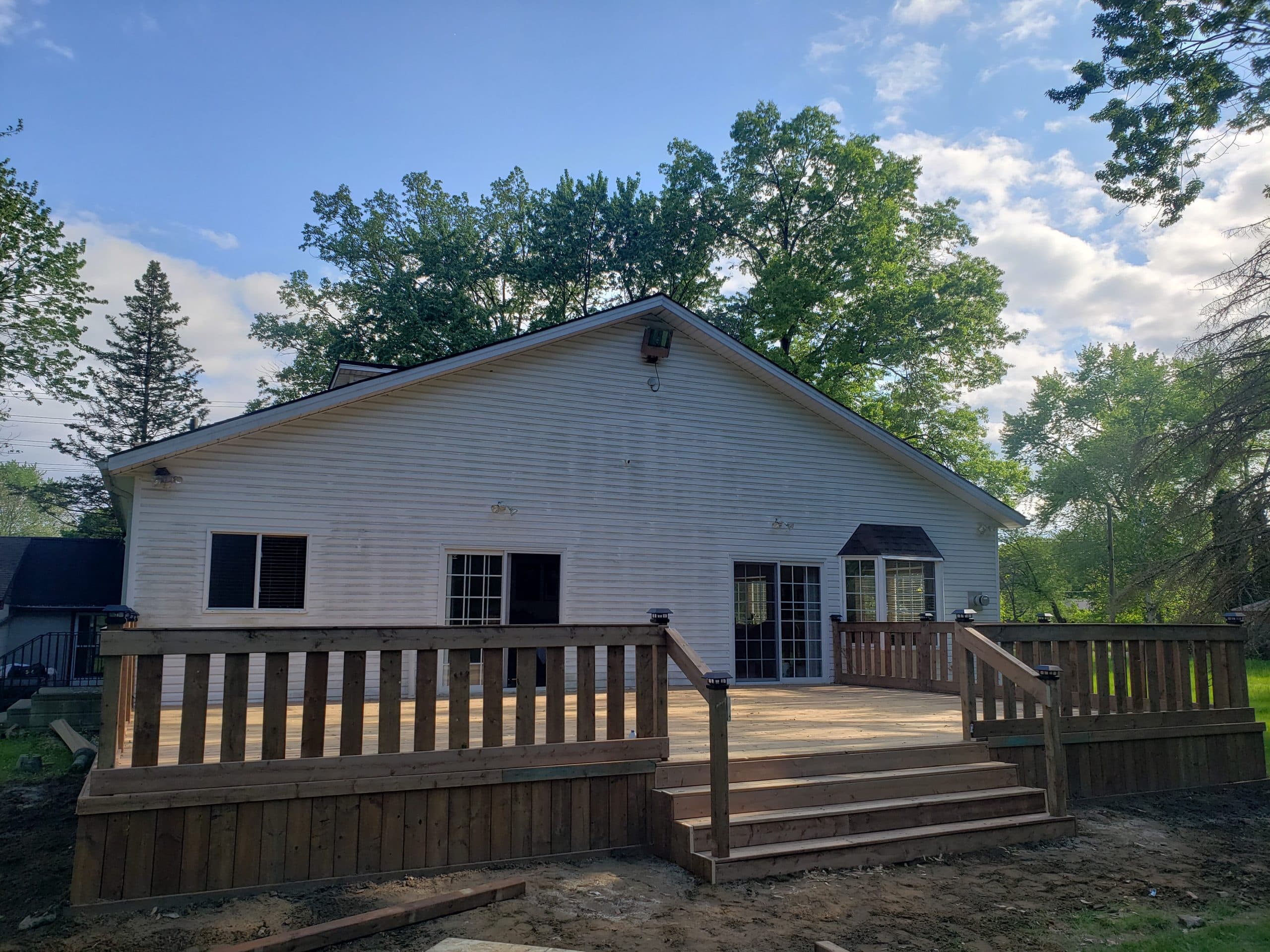 Completed deck rebuild by Big Red Builds